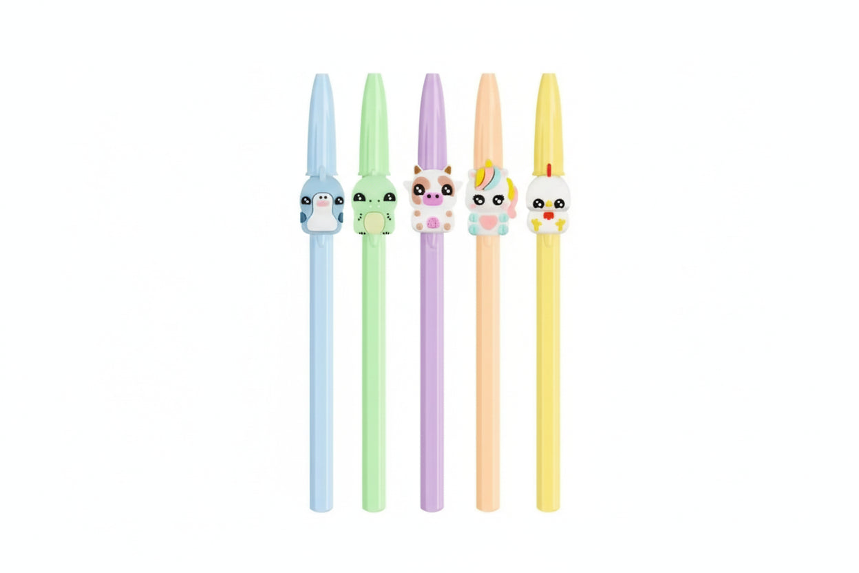Penna Bic Cristal Smile Sweet con animaletto 3D