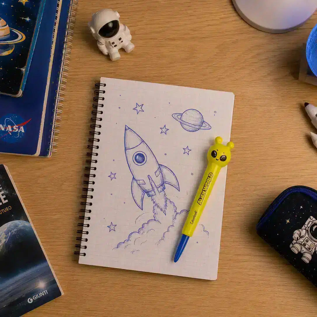 Penna Squishy collezione Alien World - Colourbook