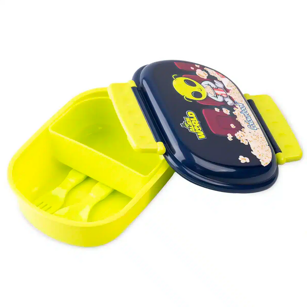 Portamerenda Alien World con separatore e posate – BPA Free