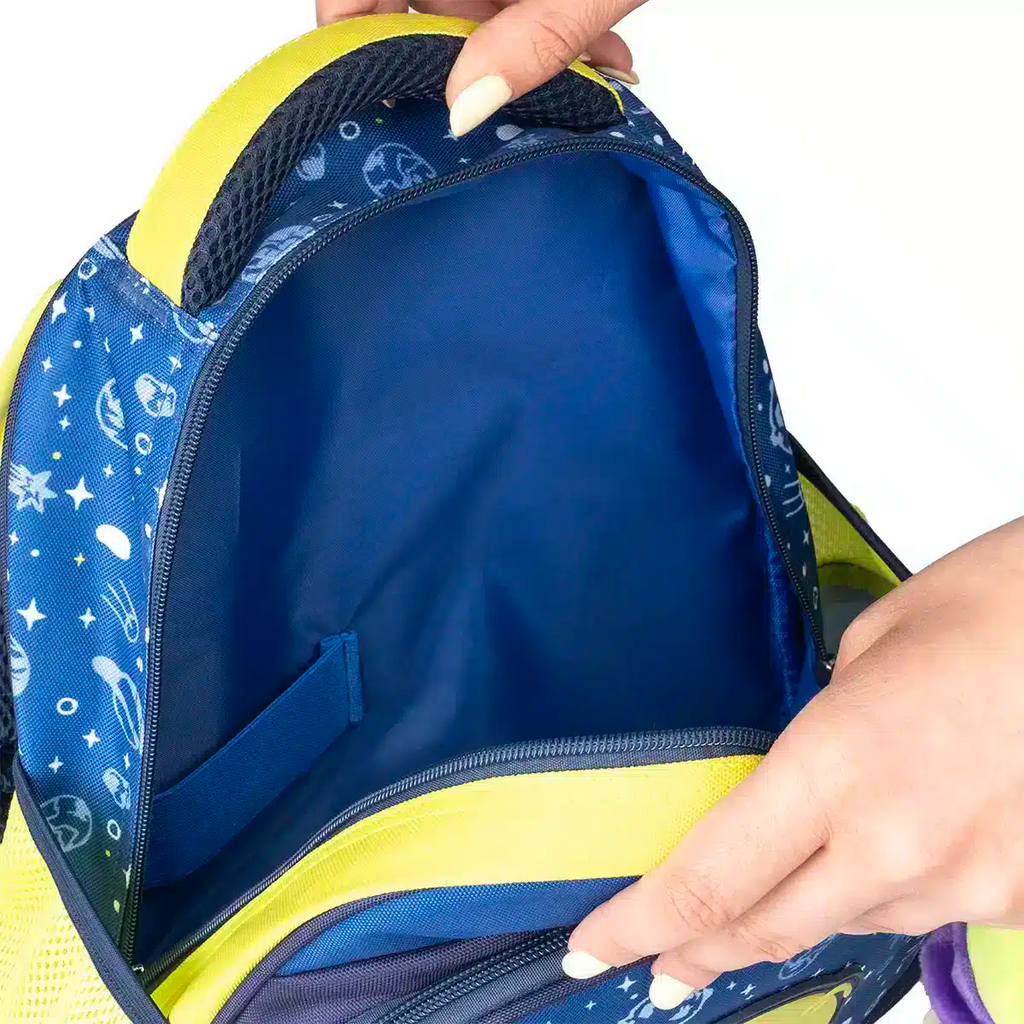 Zaino Asilo Alien World con peluche omaggio - Colourbook