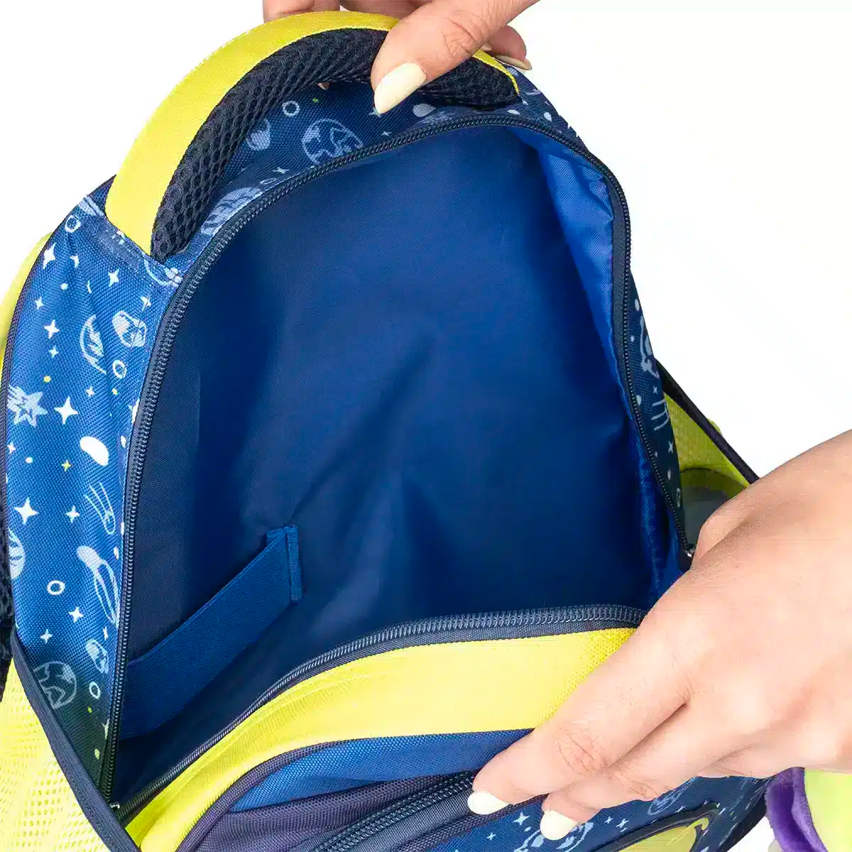 Zaino Asilo Alien World con peluche omaggio - Colourbook