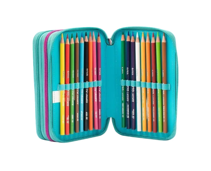 Astuccio 3 Zip Turtle Bloom - GoPop