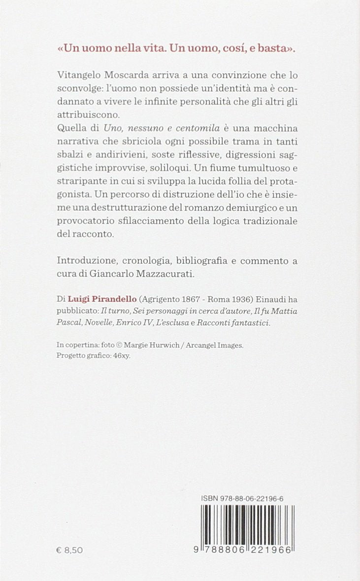 Uno, nessuno e centomila - Luigi Pirandello