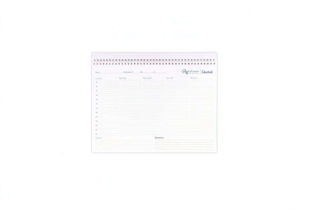 Planner settimanale SSC Napoli Colorbook