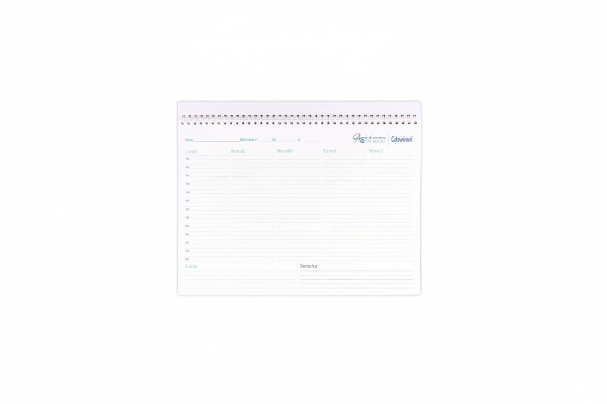 Planner settimanale SSC Napoli Colorbook