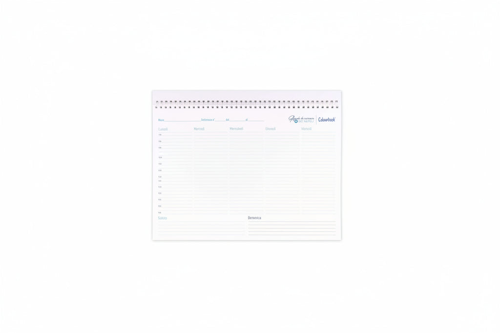 Planner settimanale SSC Napoli Colourbook