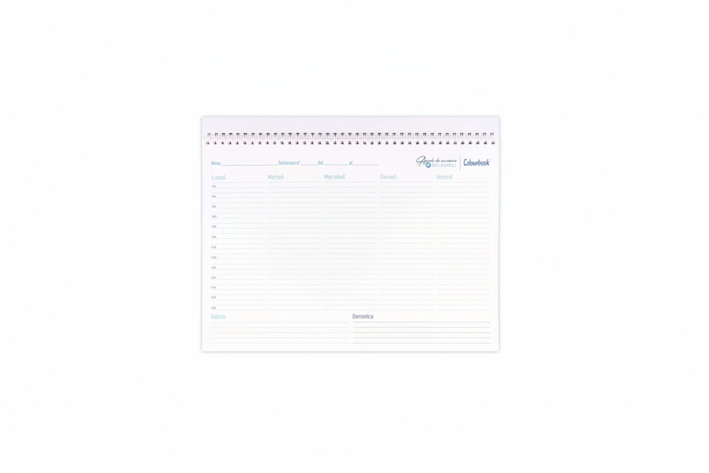 Planner settimanale SSC Napoli Colourbook