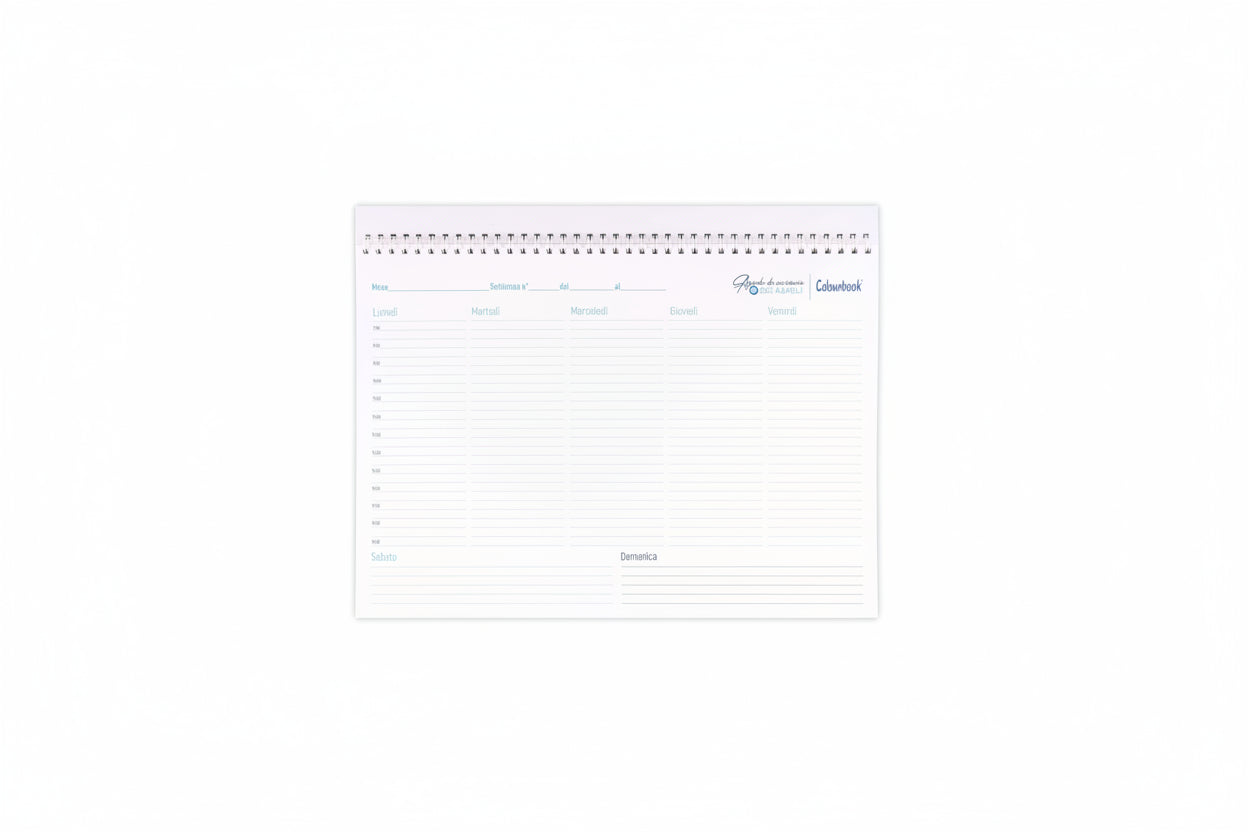 Planner settimanale SSC Napoli Colourbook