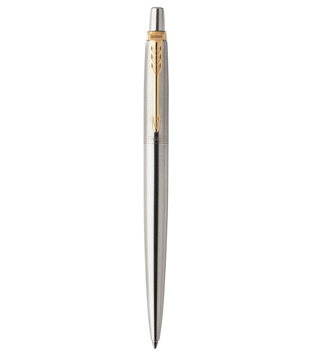 Paker jotter penna a sfera acciaio e oro