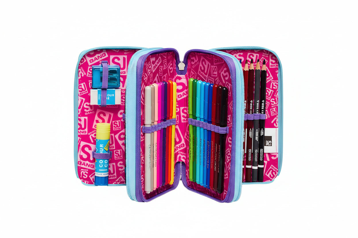 Astuccio 3 Zip Seven Big SJ Gang Uniwing Girl