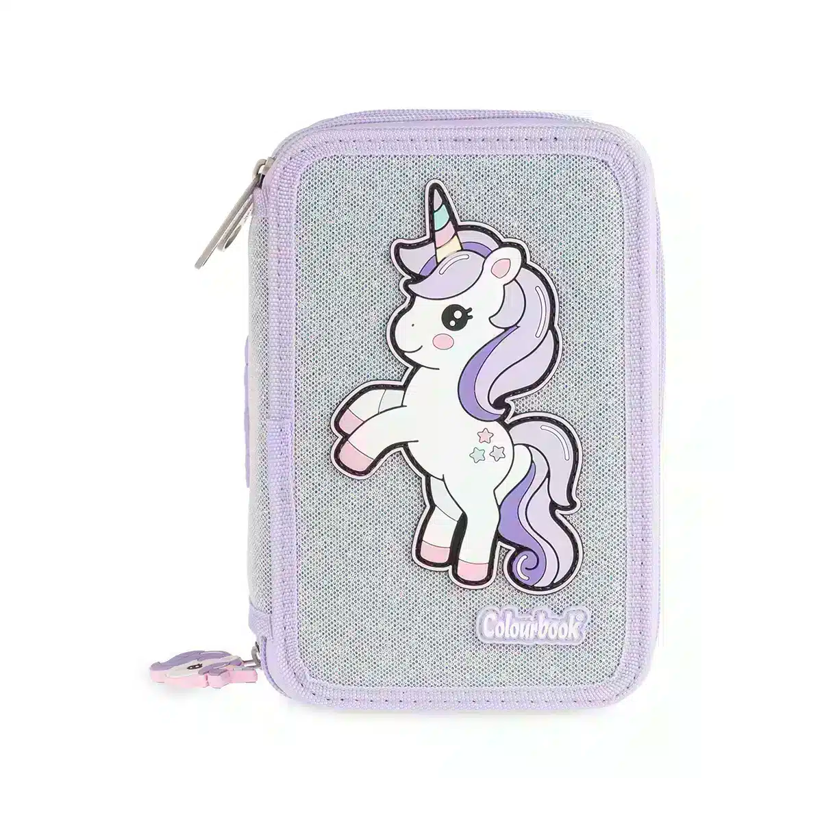 Astuccio 3 zip Unicorn – Completo Colourbook