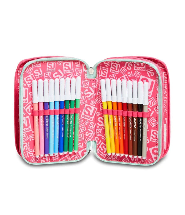 Astuccio 3 zip SJ GANG GIRL