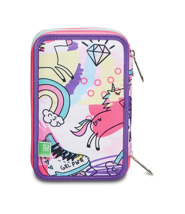 Astuccio 3 zip SJ GANG GIRL