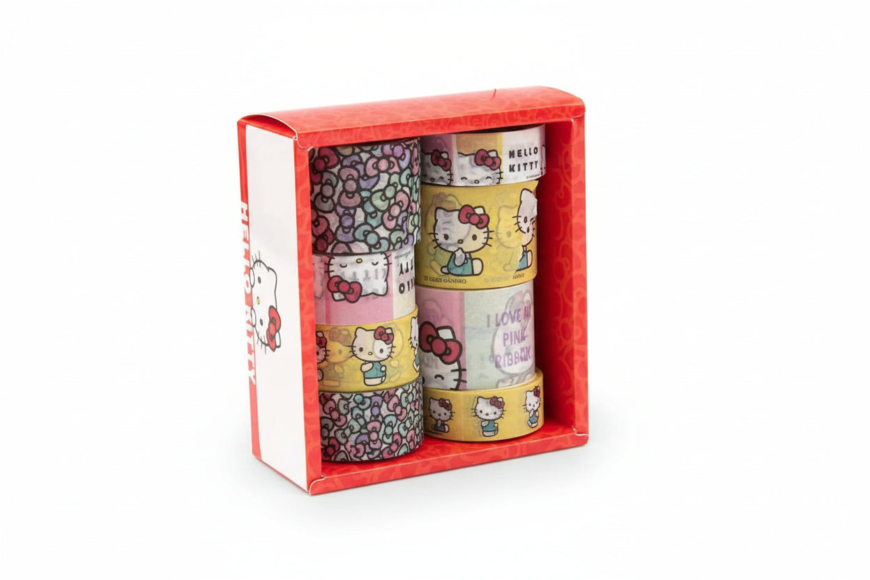 Washi Tape set di nastri adesivi decorativi Hello Kitty