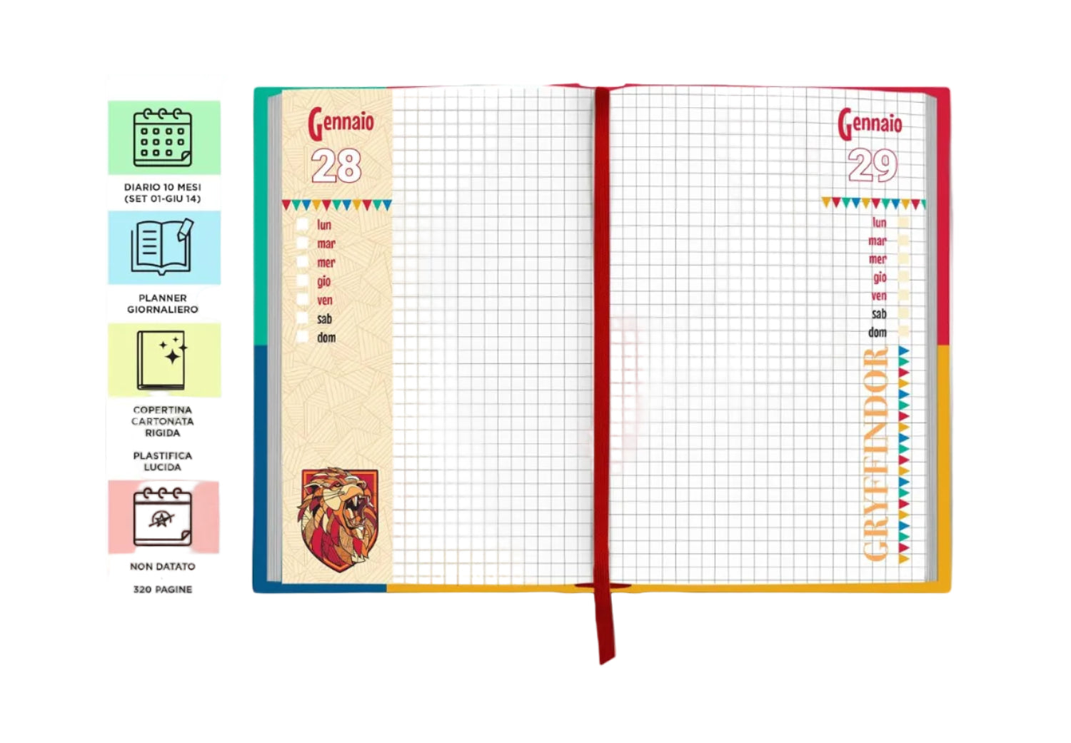 Harry Potter Diario Scuola 10 Mesi Non Datato