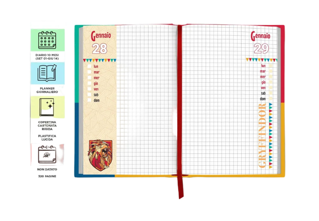 Harry Potter Diario Scuola 10 Mesi Non Datato