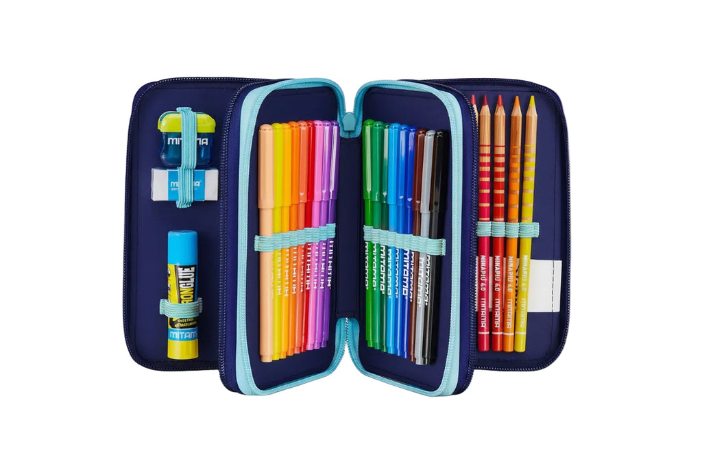 Astuccio 3 Zip Lilo & Stitch - Seven