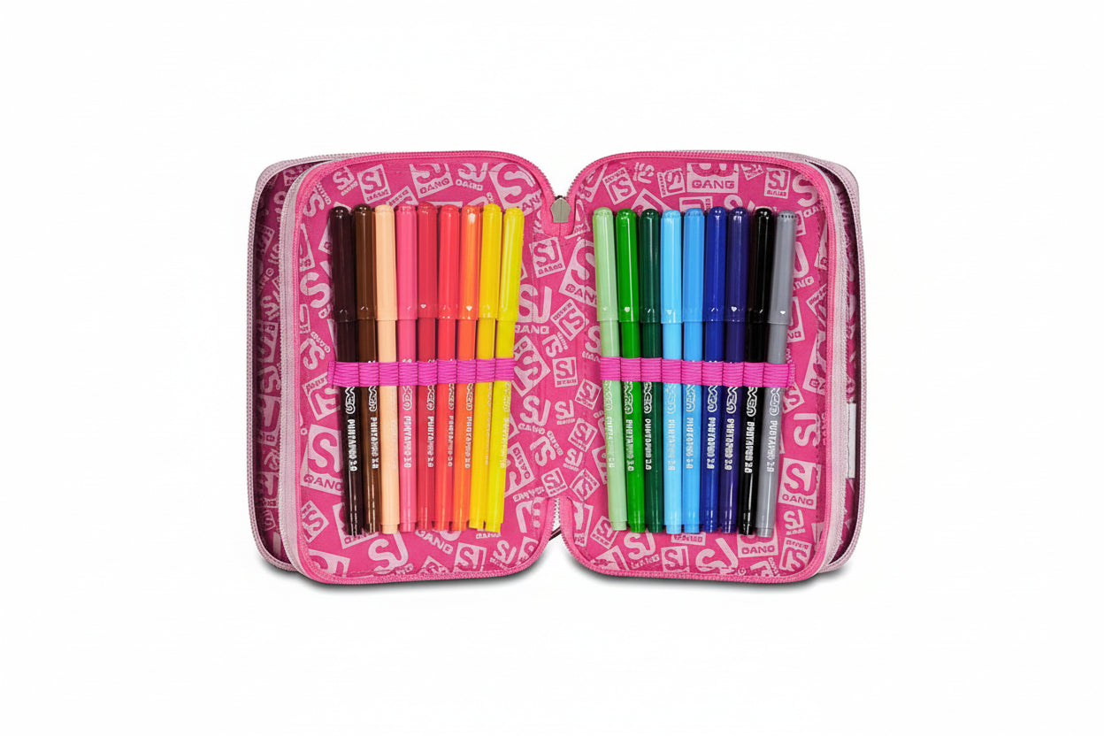 ASTUCCIO 3 ZIP SJ GANG PINKHUGS SEVEN
