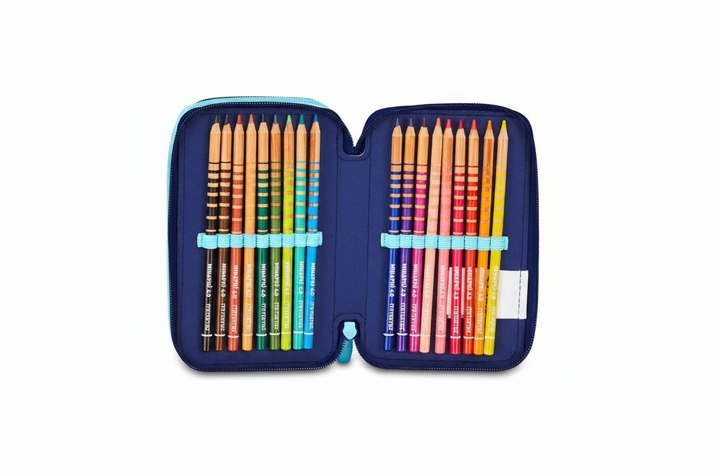 Astuccio 3 Zip Lilo & Stitch - Seven