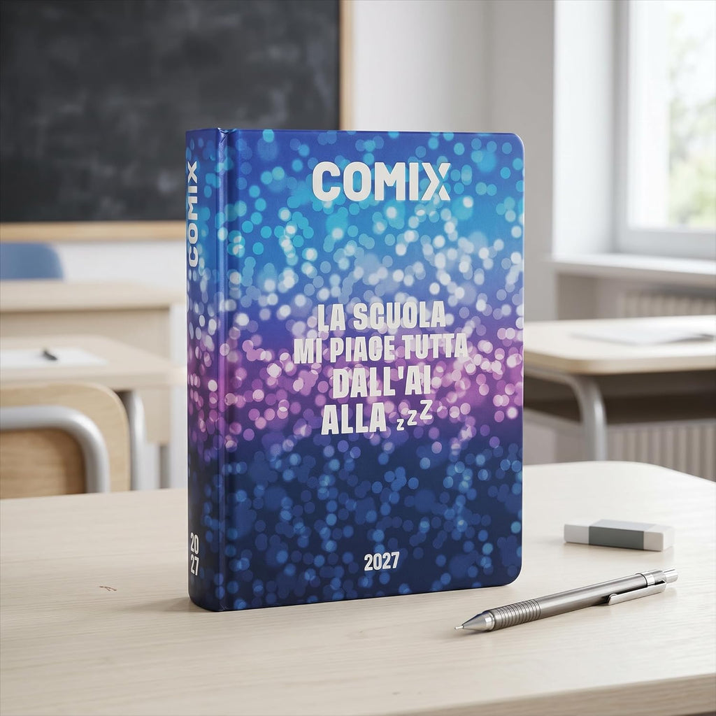Diario Formato Mini Giornaliero 16 Mesi 2026/2027 - COMIX