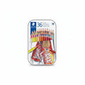 STAEDTLER Matite colorate – 36 colori, astuccio metallo