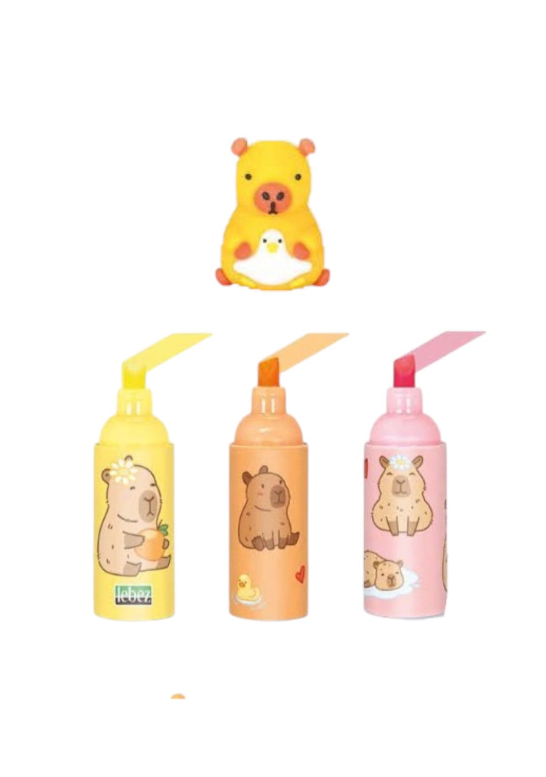 Set mini evidenziatori Capibara - Lebez