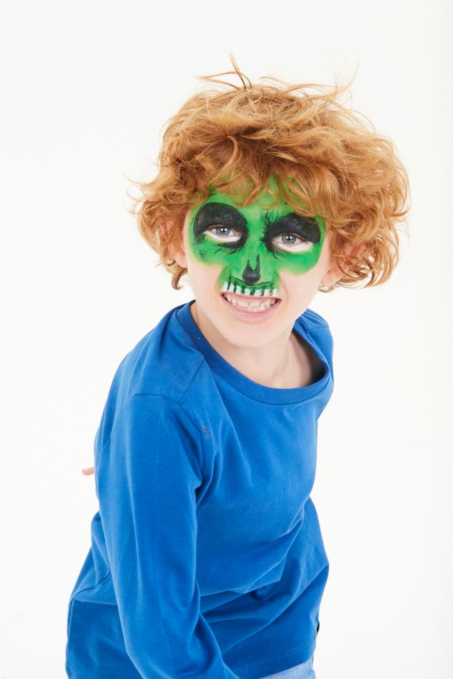 CARIOCA MASK UP Monster - 
Set di 3 colori brillanti a base d'acqua per la pelle in Stick con fantasia MONSTER