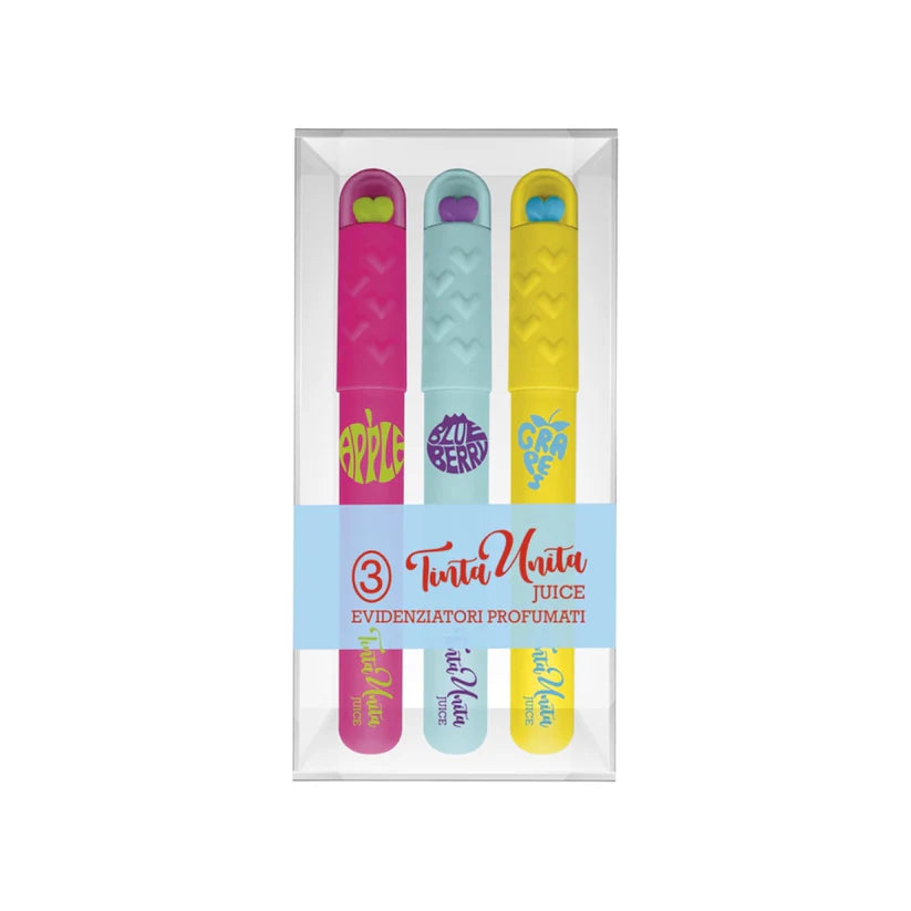 Set da 3 Evidenziatori profumati - Tinta unita Juice