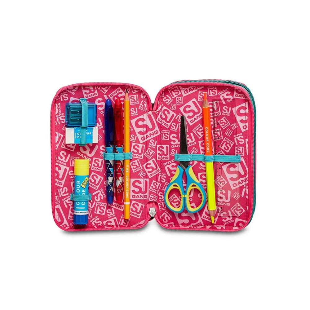Astuccio 3 Zip Gleamled Girl SJ Gang Seven
