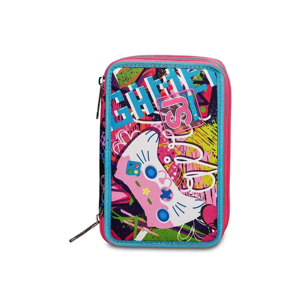 Astuccio 3 Zip Gleamled Girl SJ Gang Seven