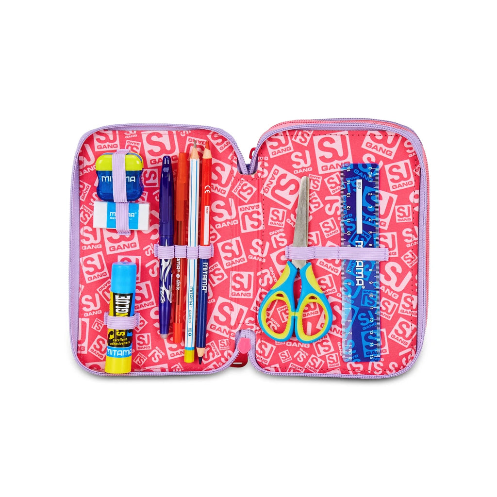 Astuccio SJ 3 ZIP - GATTINO - Cat and Air Girl  Seven
