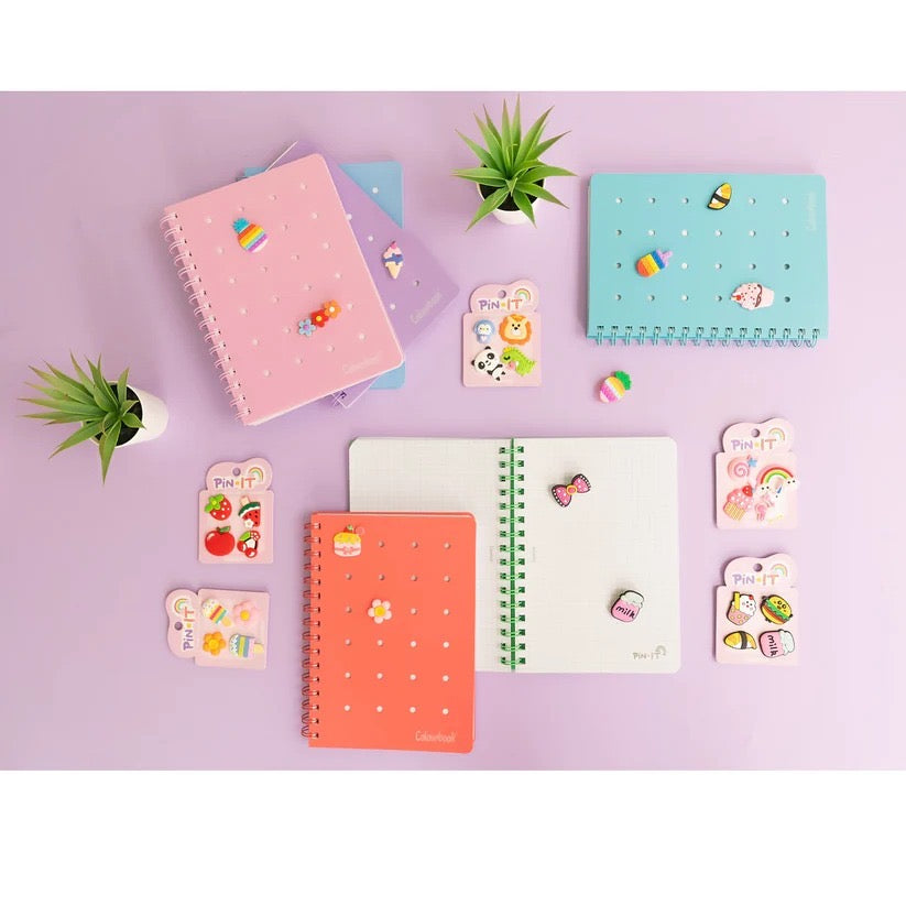 Quaderno a spirale A6 Pin It - Colourbook