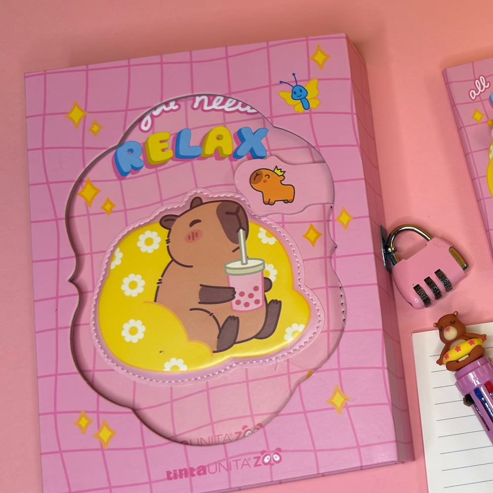 Notebook / Diario segreto Capybara - Tinta Unita
