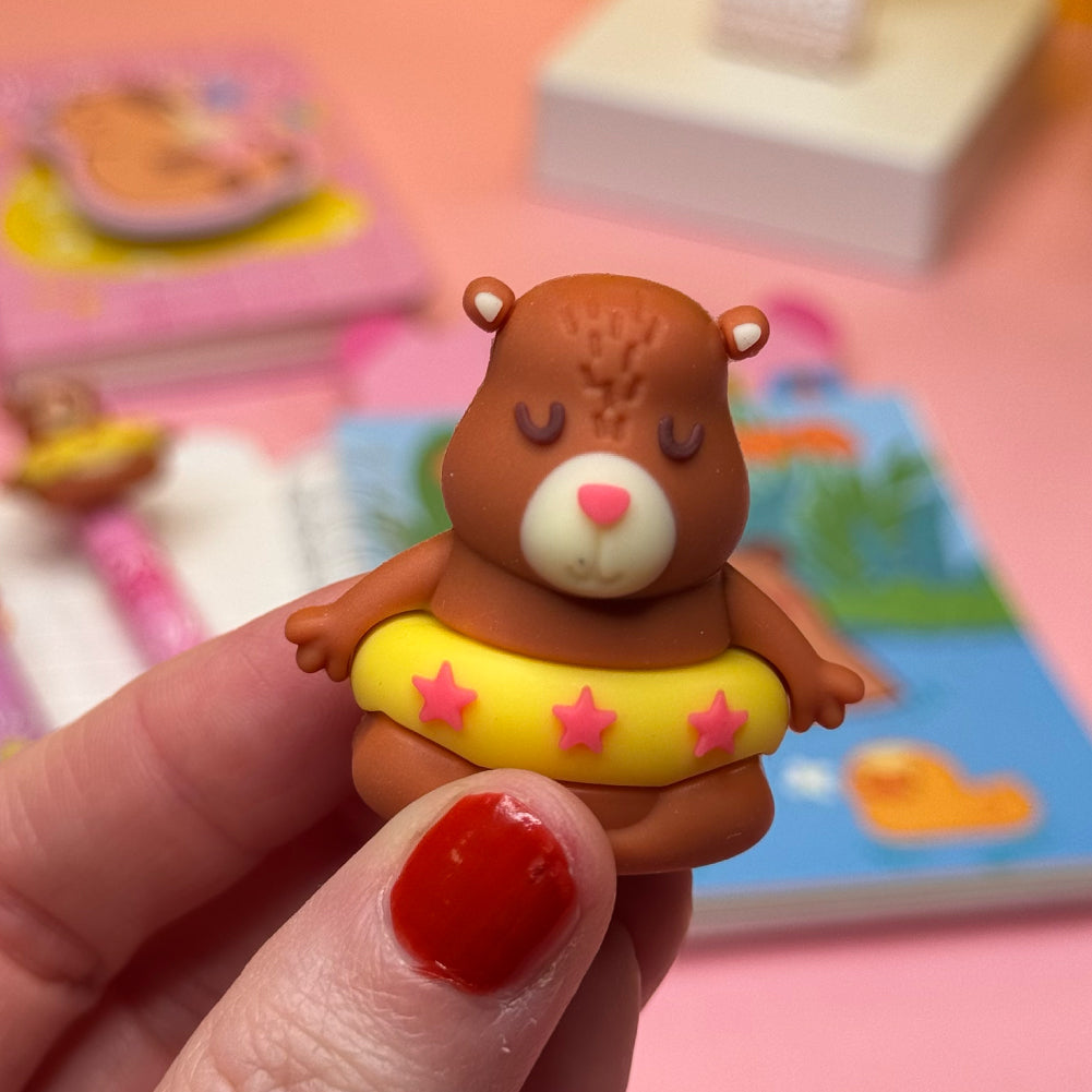 Temperino 3D Capybara 1 foro - Tinta unita