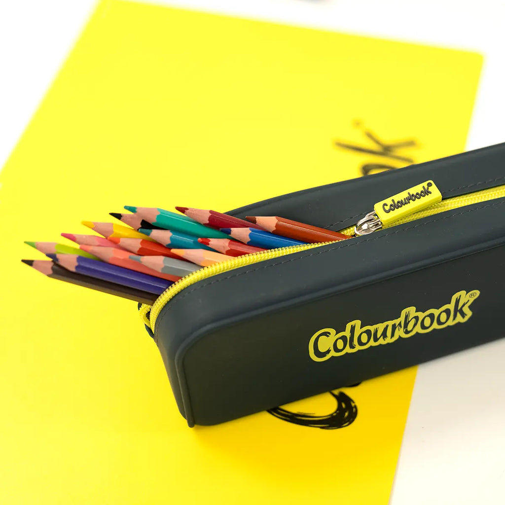 Astuccio portapenne in silicone Goommy Bicolor - Colourbook