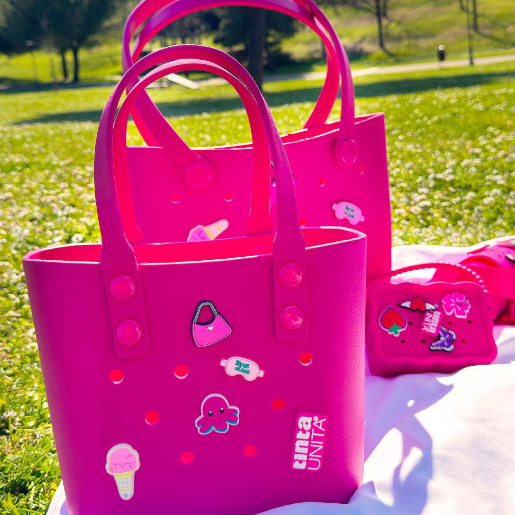 Borsa in Eva Fucsia - Tinta Unita Click
