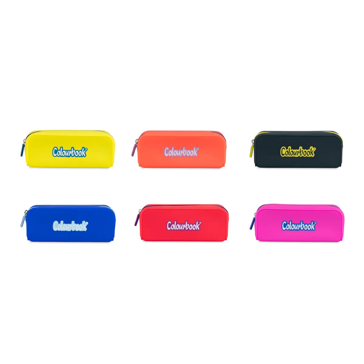 Astuccio portapenne in silicone Goommy Bicolor - Colourbook