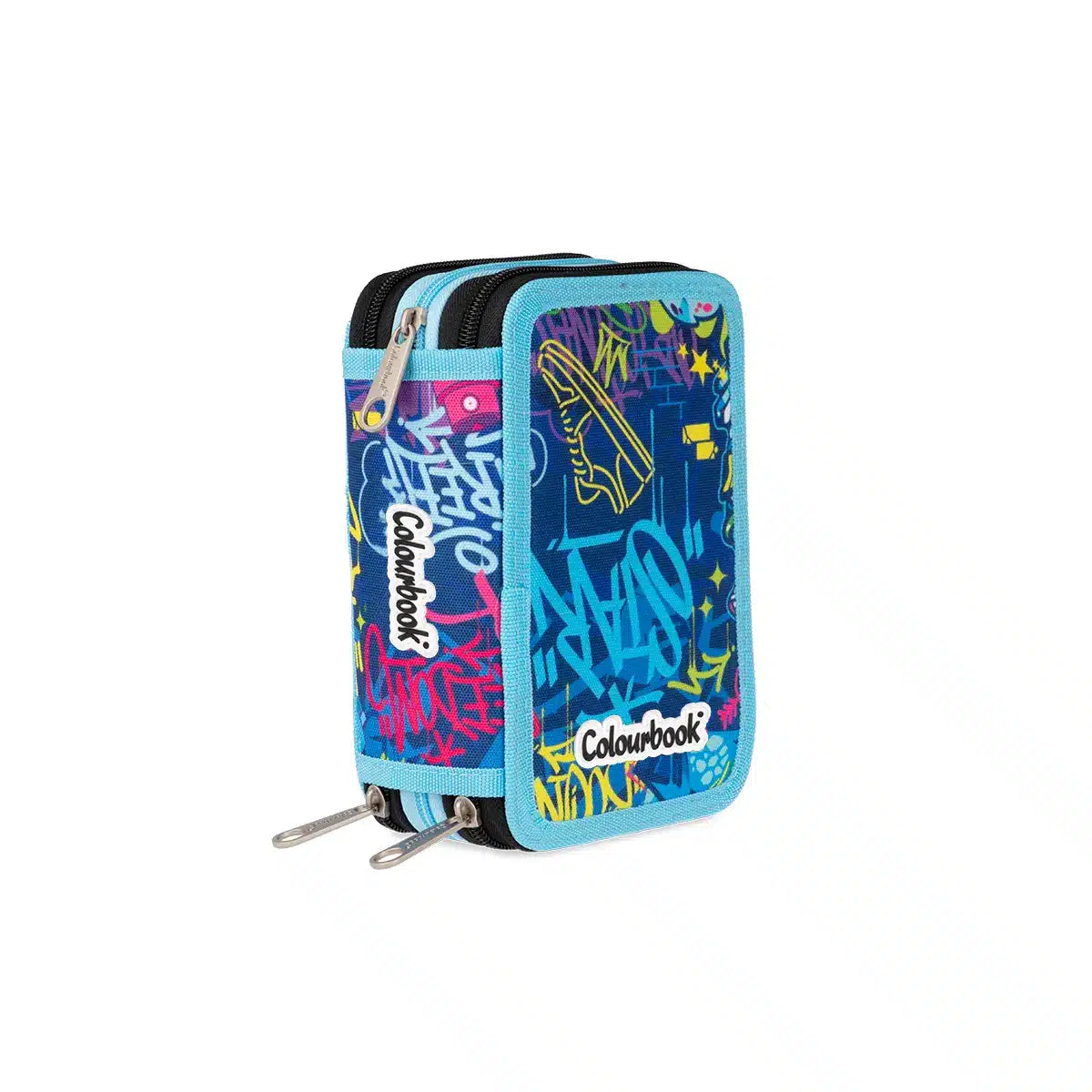 Astuccio 3 zip Urban Wave - Colourbook