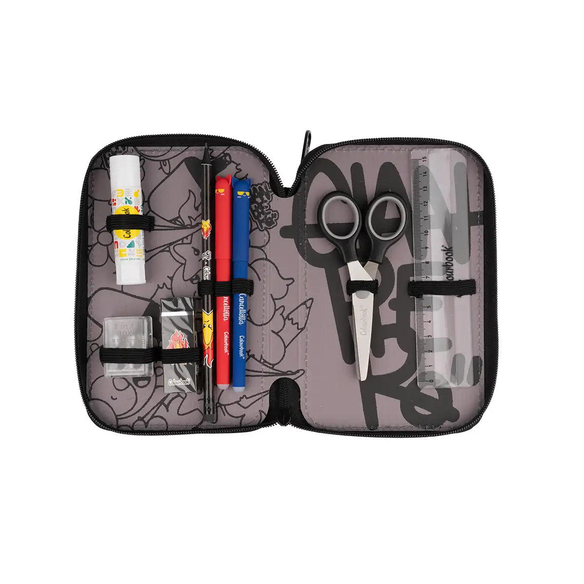 Astuccio 3 zip Gianpiero x Colourbook – Completo 44 pezzi