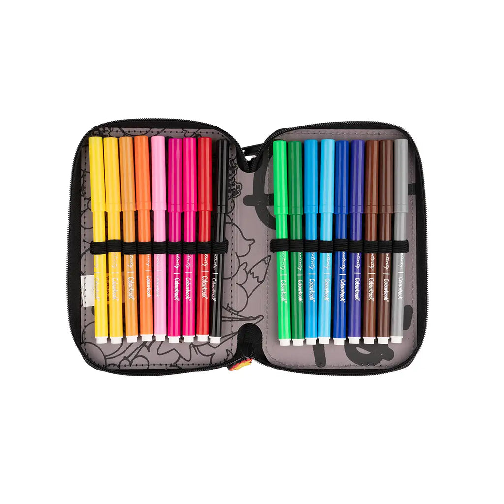 Astuccio 3 zip Gianpiero x Colourbook – Completo 44 pezzi