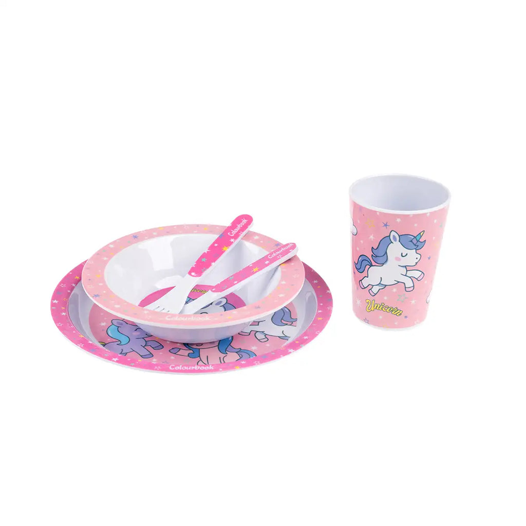 Set pappa Unicorn completo BPA free - Colourbook