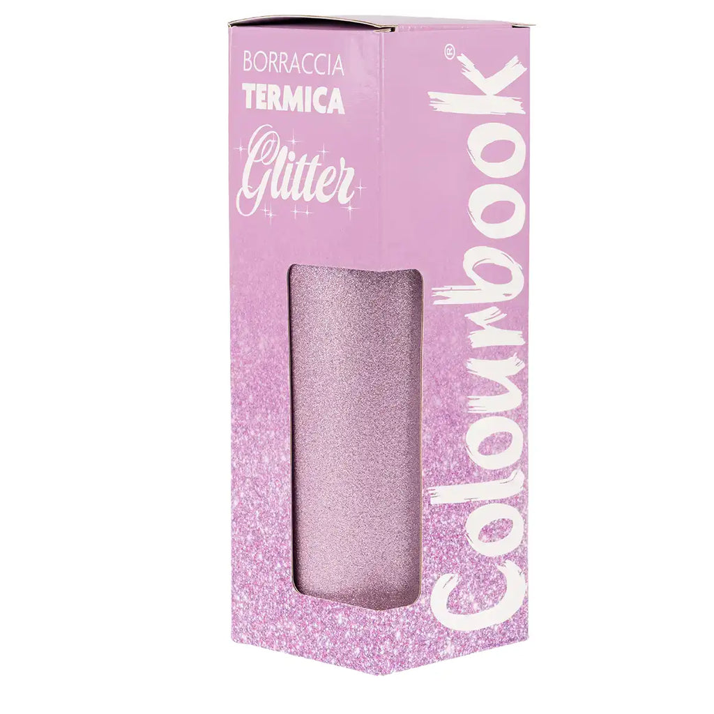Borraccia termica Glitter 550ml - Colourbook