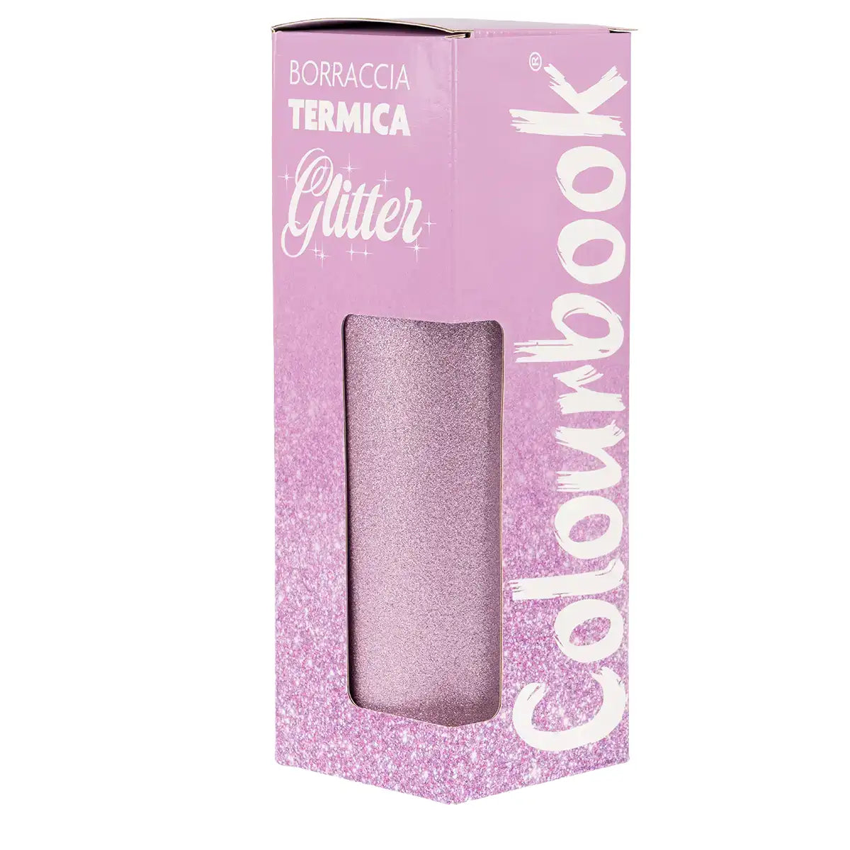 Borraccia termica Glitter 550ml - Colourbook