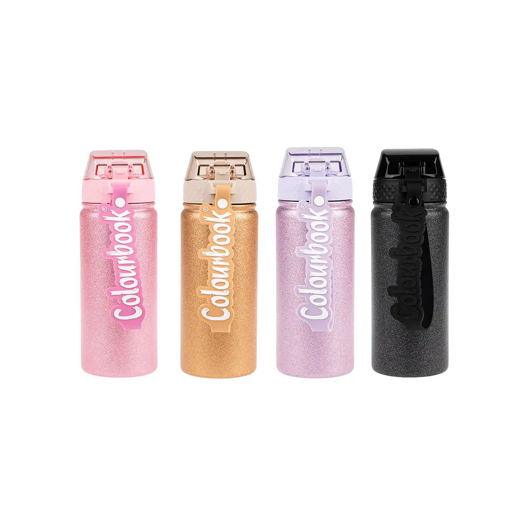 Borraccia termica Glitter 550ml - Colourbook