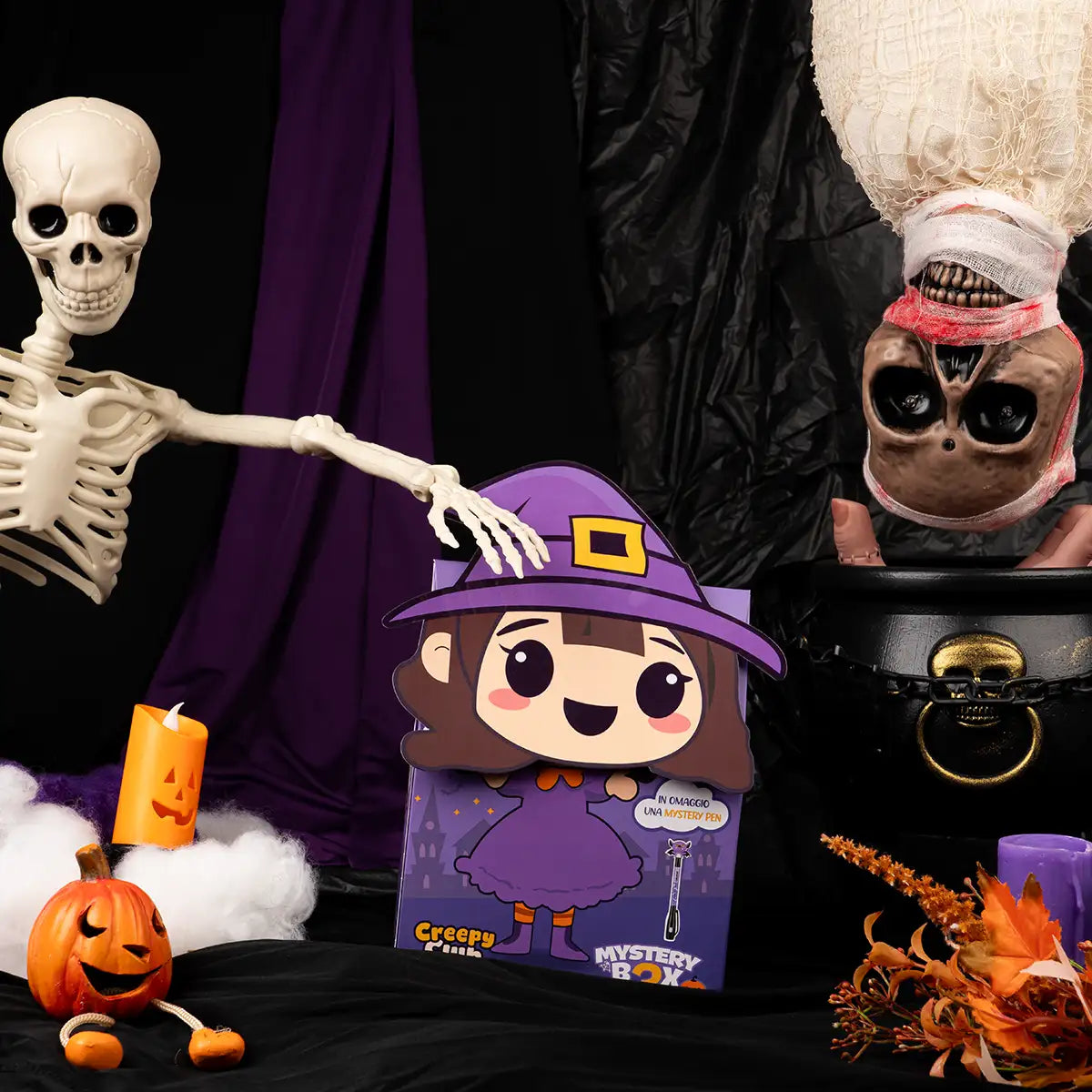 Mystery Box Creepy Club Halloween – Strega – Mystery Pen in omaggio
