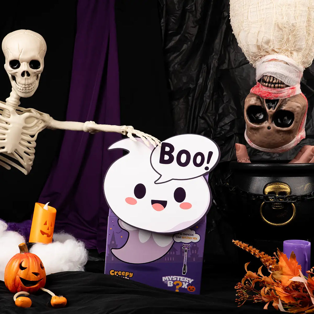 Mystery Box Creepy Club Halloween – Fantasma – Mystery Pen in omaggio