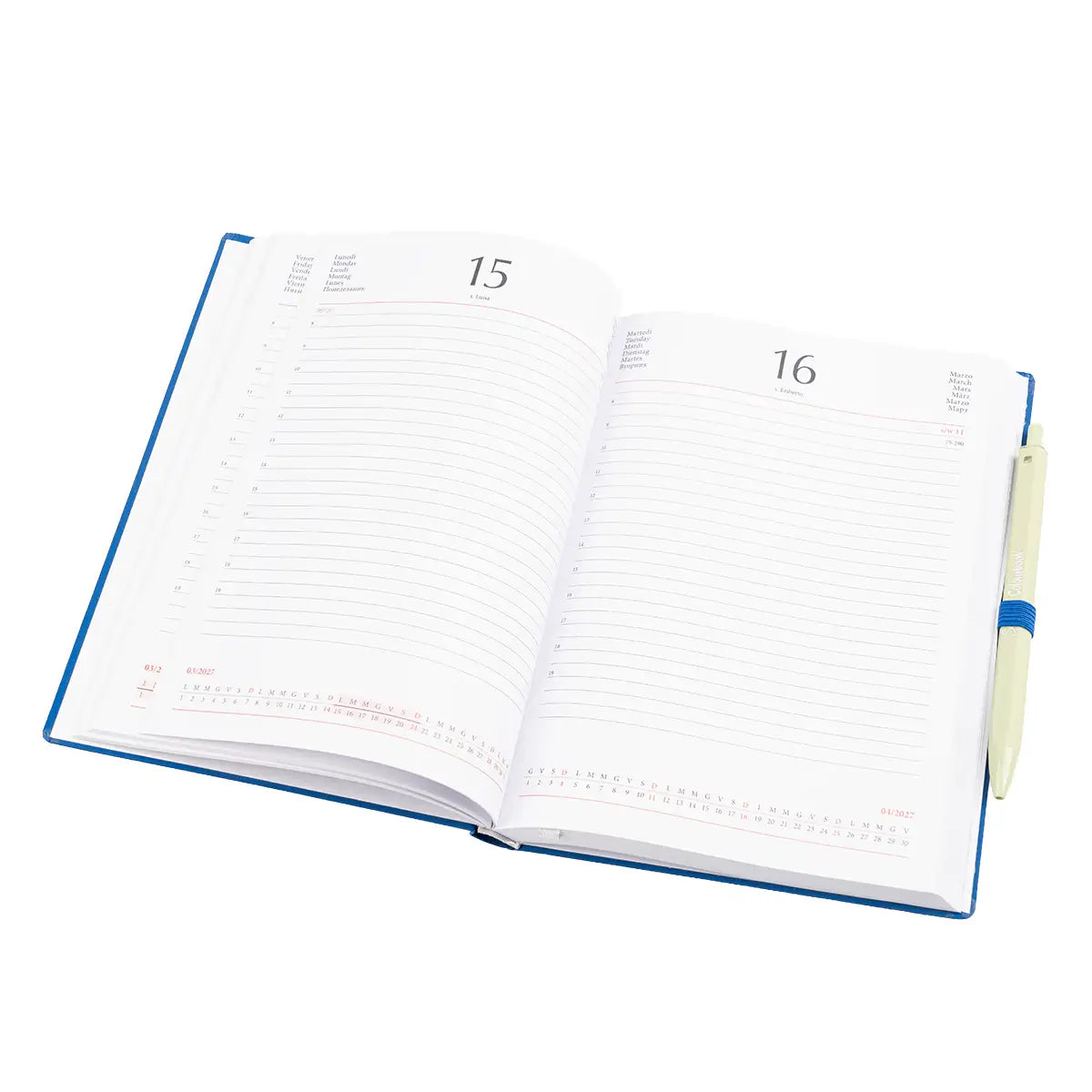 Agenda giornaliera 2027 17x24cm - Colourbook