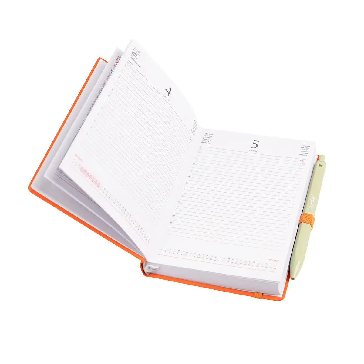 Agenda giornaliera 2027 9x13cm - Colourbook
