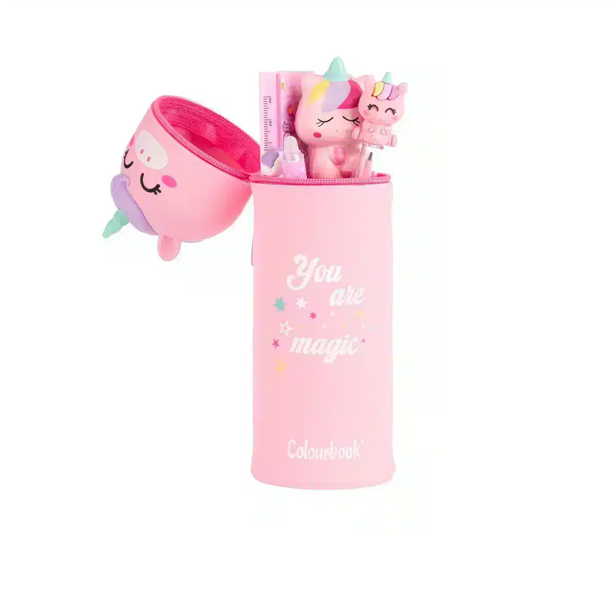 Astuccio portapenne in silicone Unicorn - Colourbook