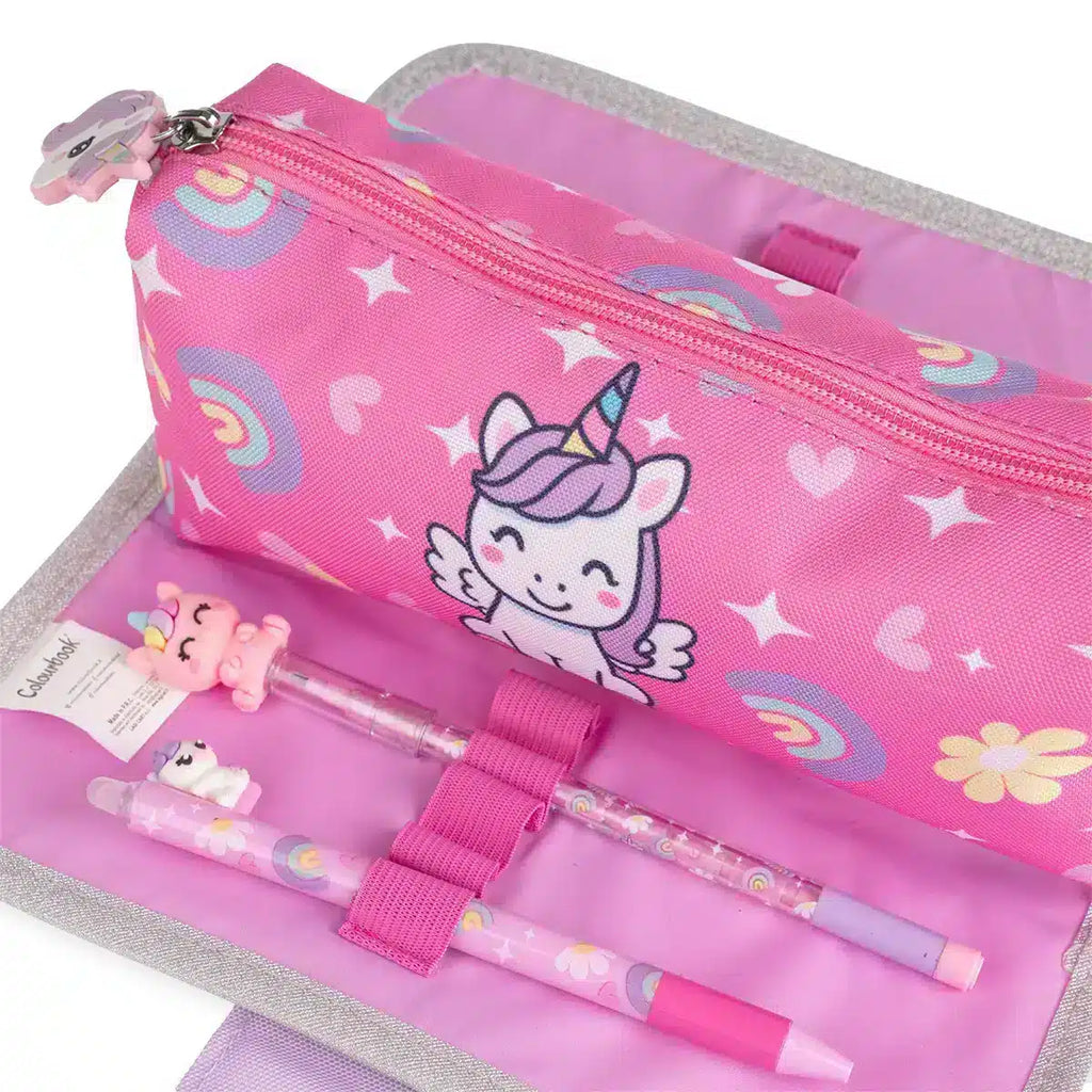 Portapenne 2 in 1 Unicorn - Colourbook